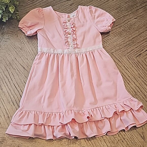 Janie and Jack light pink ruffle dress size 8 - Picture 9 of 9